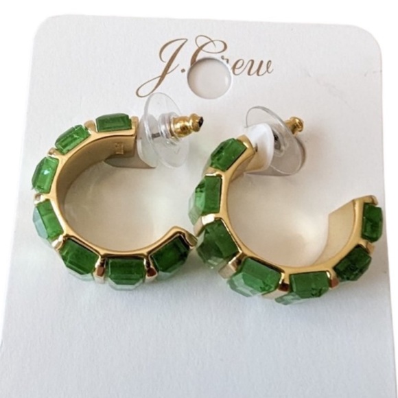 J. Crew Jewelry - J. Crew Trapezoid Hoop Earrings